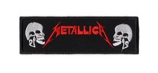 Metallica Skulls Sew On Patch American Heavy Thrash Metal Hard Rock Band Logo