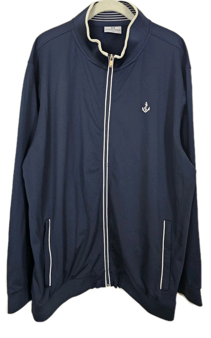 Giacca Princess Cruises taglia XXL Activewear blu navy logo ancora ricamato