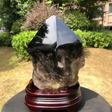 11.68LB Natural Rare Beautiful  Tea Black QUARTZ Crystal  Mineral Specimen 1819