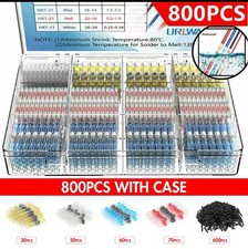 Juego 800 Conectores El ctricos Impermeables Termorretr ctiles con Esta o