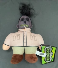 Beetlejuice Bob Shrunken Head 7" Plush 2025 Rare Brand New Tags Claw Toy Factory