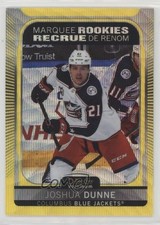 2021-22 O-Pee-Chee Platinum Marquee Rookies Neon Yellow Surge Joshua Dunne 17p7