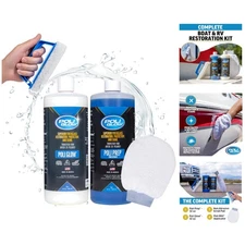 4-in-1 Boat & RV Cleaning Kit - Restore Shine, Protect Against Oxidation
