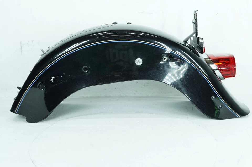 2013 Harley Softail FLSTF Fat Boy OEM Rear Wheel Fender & Taillight Brake Lamp - Image 3 of 4