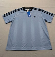 adidas Adicolor Jacquard Top Mens Size Medium Loose Relaxed Fit Tee Shirt New