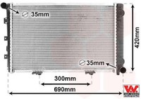 VAN Wezel 30002211 KüHler FüR MotorküHlung MotorküHler AutoküHler