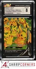 2021 POKEMON BLACK STAR PROMOS CELEBRATIONS PIKACHU V-UNION #SWSH142 CGC 8