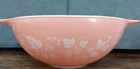 Pyrex Vintage Pink Gooseberry Cinderella Mixing Bowl #444 4 Quart Excellent Cond