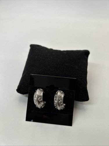 Small Modern Sterling Silver Hoop Earrings