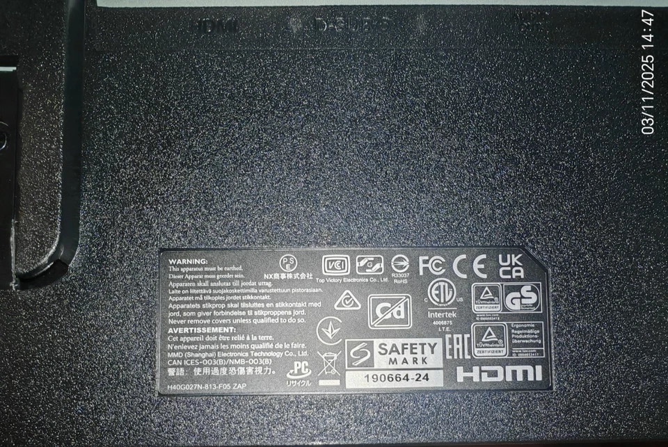 Philips 271V8L 27 Zoll FHD VA LCD Monitor - Schwarz - 271V8L/00, wie NEU - Bild 2 von 4