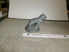 VINT. MACK TRUCK BULLDOG HOOD ORNAMENT W/ ROUND BASE # 87931  VERY GOOD TO EXC. — photo 4