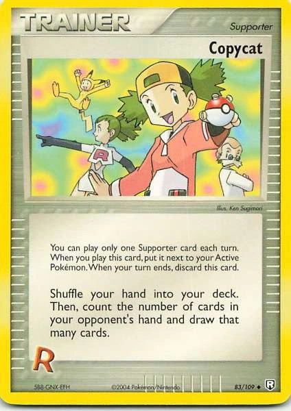 Copycat 83/109 EX Team Rocket Returns Uncommon MP Pokemon TCG