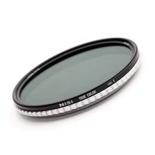 NiSi 58mm True Color ND-VARIO Pro Nano 1-5 Stops 0.3-1.5 Variable ND Filter