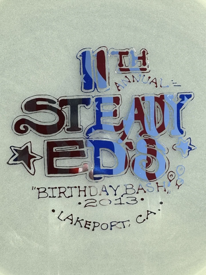 RARE GLOW Champion Roc3 Disc Golf Innova NEW 180g Steady Ed Bday 2013 Penned - Image 2 of 4