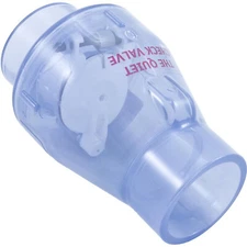 Check Valve, Magic Plastics Smart Check, 2" Slip, 2lb. Clear