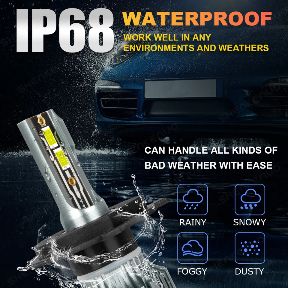 For Western Star 5700XE 2020 H4+H11 Combo LED High Low Beam Headlight Fog Light - Image 2 of 4