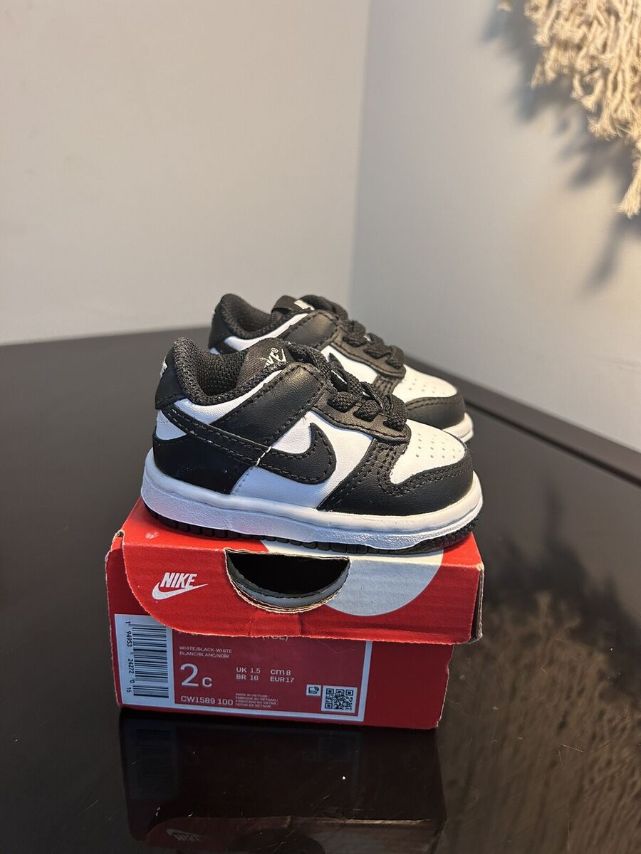 NEW Nike Dunk Low “Panda” White Black CW1589-100 TD Baby NEW Nike Dunk Low “Panda” White Black CW1589-100 TD Baby