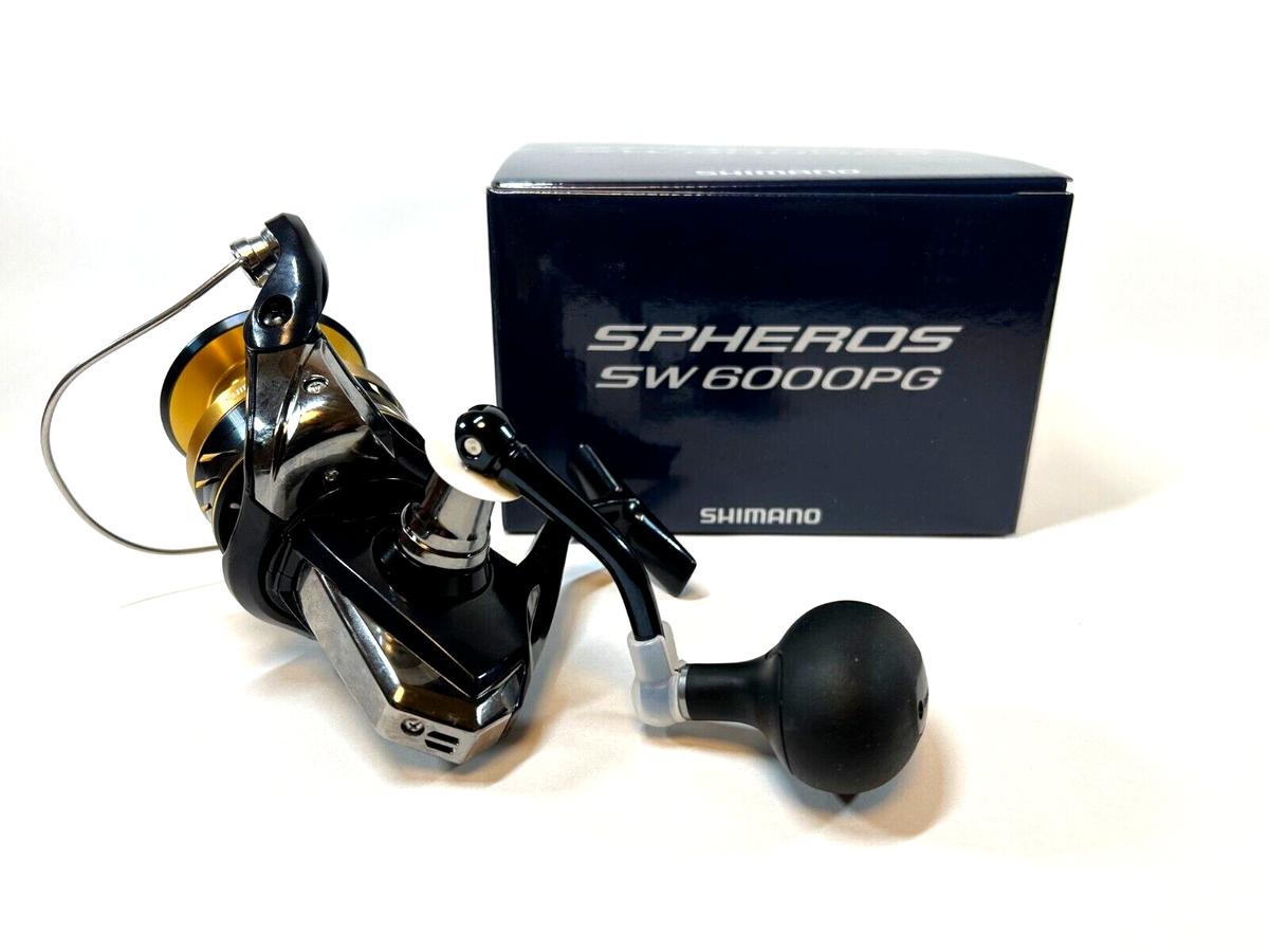◆シマノ SPHEROS SW6000PG　285 Shimano 21 SPHEROS SW 6000PG 4.6 Spinning Reel New in Box | eBay