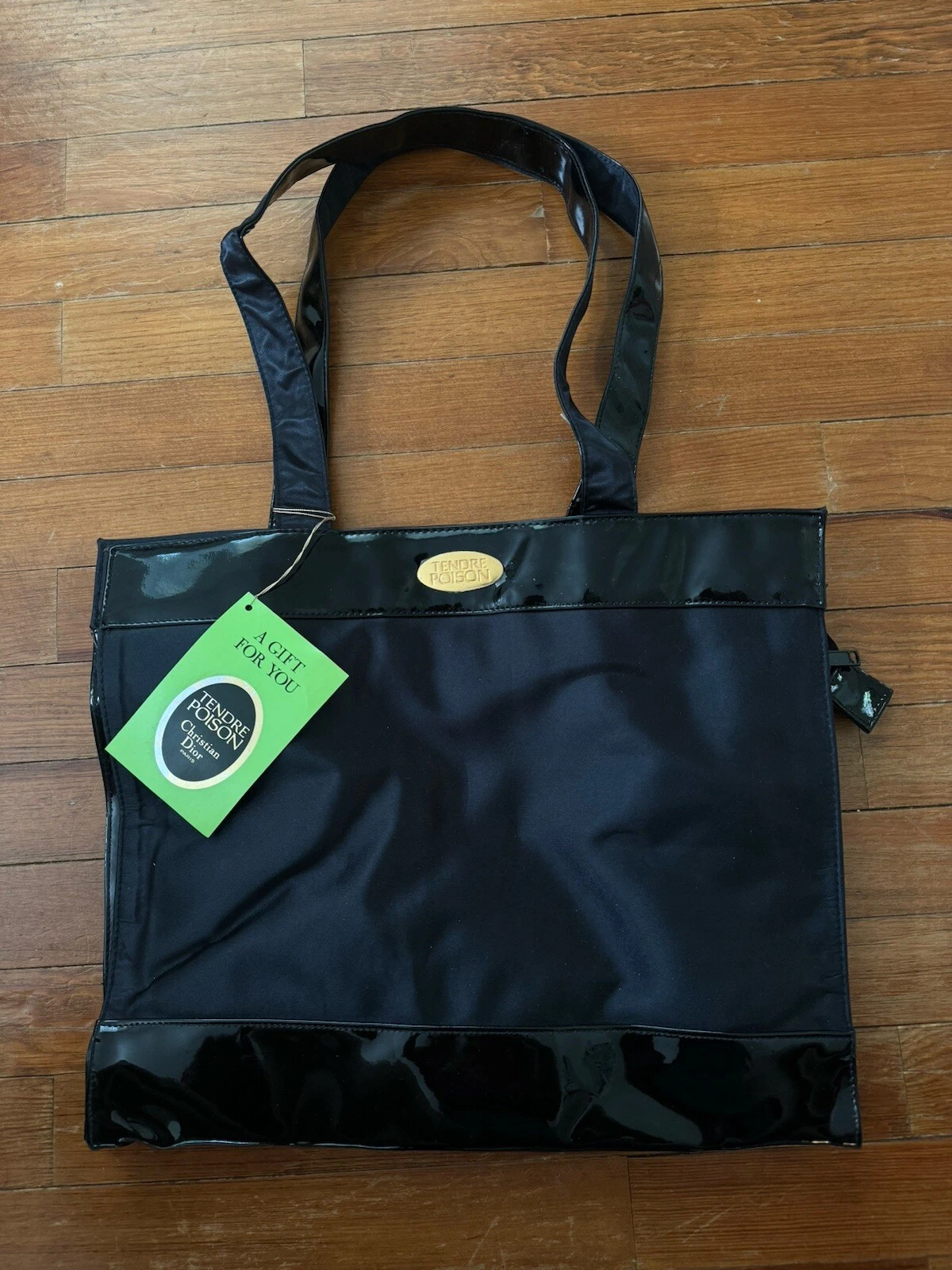 Sac fourre tout zippé noir 15x13