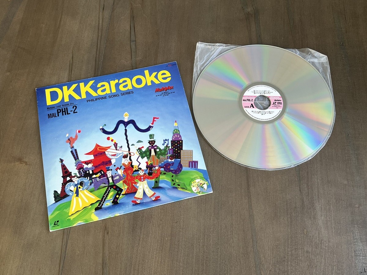 DK KARAOKE Philippine Song Series Laserdisc LD MAL PHL-2 Multiplex