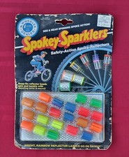 SEALED Vintage 1986 Spokey Sparklers - Safety-Action Bicycle Spoke Reflectors
