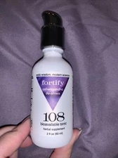 New Fortify 180-Herbal Supplement Ashwagandha De-Stress 2fl oz 60ml