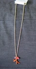 NEW Stylish Resort JWB Chain with Coral Pendant Necklace from Colette