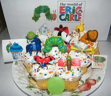 The Very Hungry Caterpillar and Friends World of Eric Carle Deluxe Cake Toppers