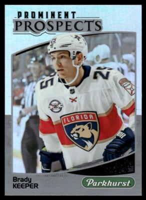 2019-20 Parkhurst Prominent Prospects Autographs Gold Brady Keeper Florida