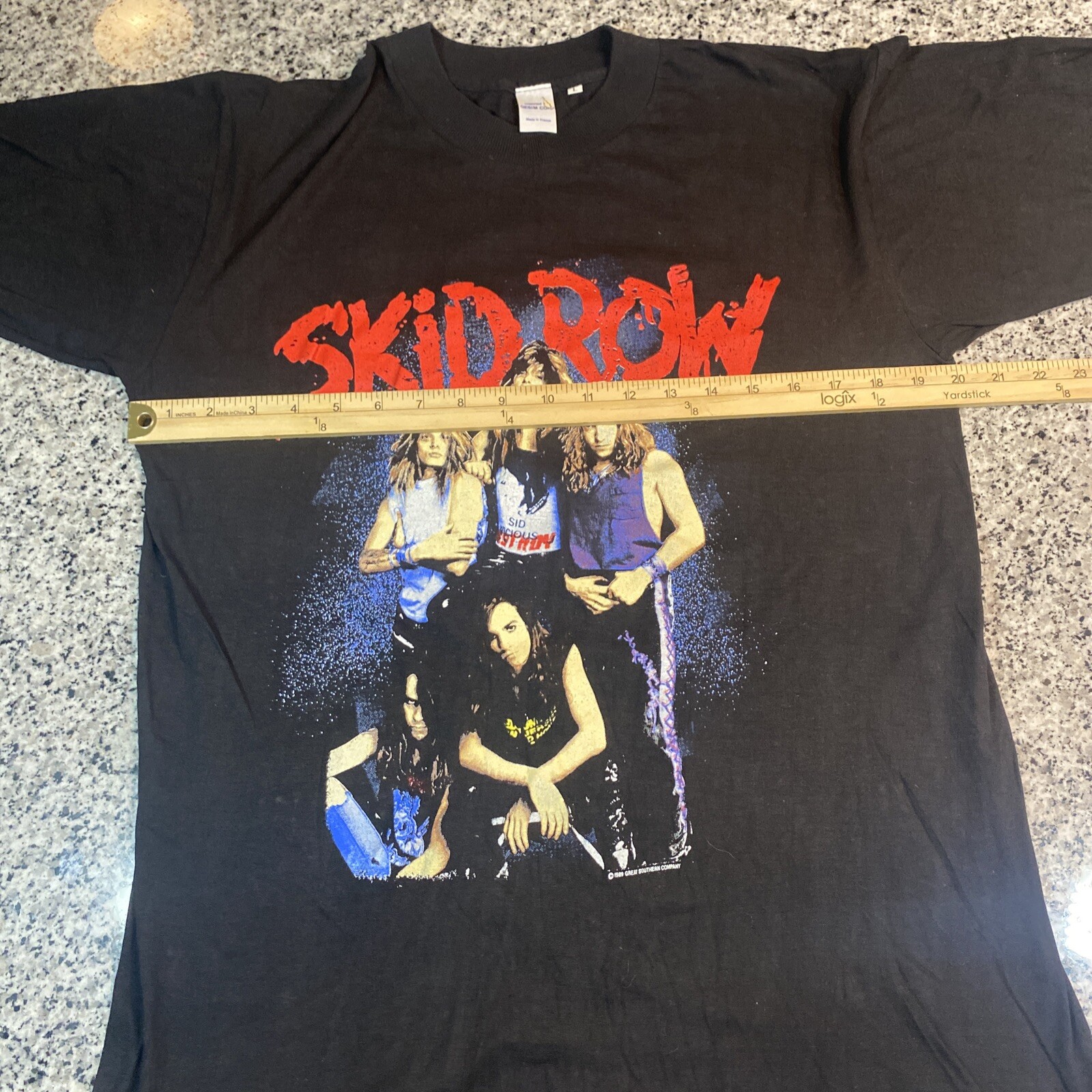 VINTAGE Skid Row Piece of Me Concert T-Shirt - 1989 A… - Gem