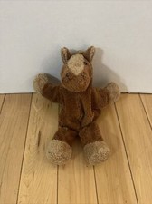 Ganz Heritage Collection Brown Tan 12" Horse Shelby Plush Puppet H5085
