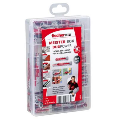 Meister-box duopower kurz/lang 150-tlg. Schrauben- & Dübel-Set