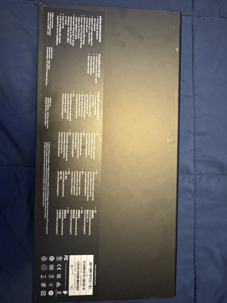 NVIDIA GeForce RTX 4070 Founders Edition 12GB Graphics Card NVIDIA GeForce RTX 4070 Founders Edition 12GB Graphics Card
