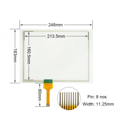 Glass Panel New for GUNZE SS-05 GT/GUNZE   4484038 SS-05 Touch Screen #W1