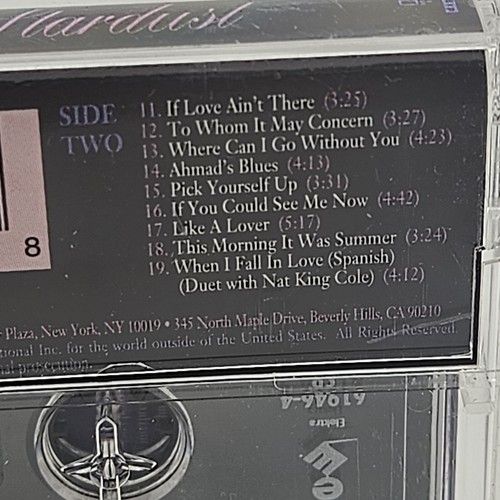 Sealed Natalie Cole Cassette Stardust 1996 New Old Stock Tape - Picture 3 of 8