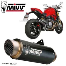 Ducati Monster 1200 2019 2020 MIVV Gppro Exhaust Black
