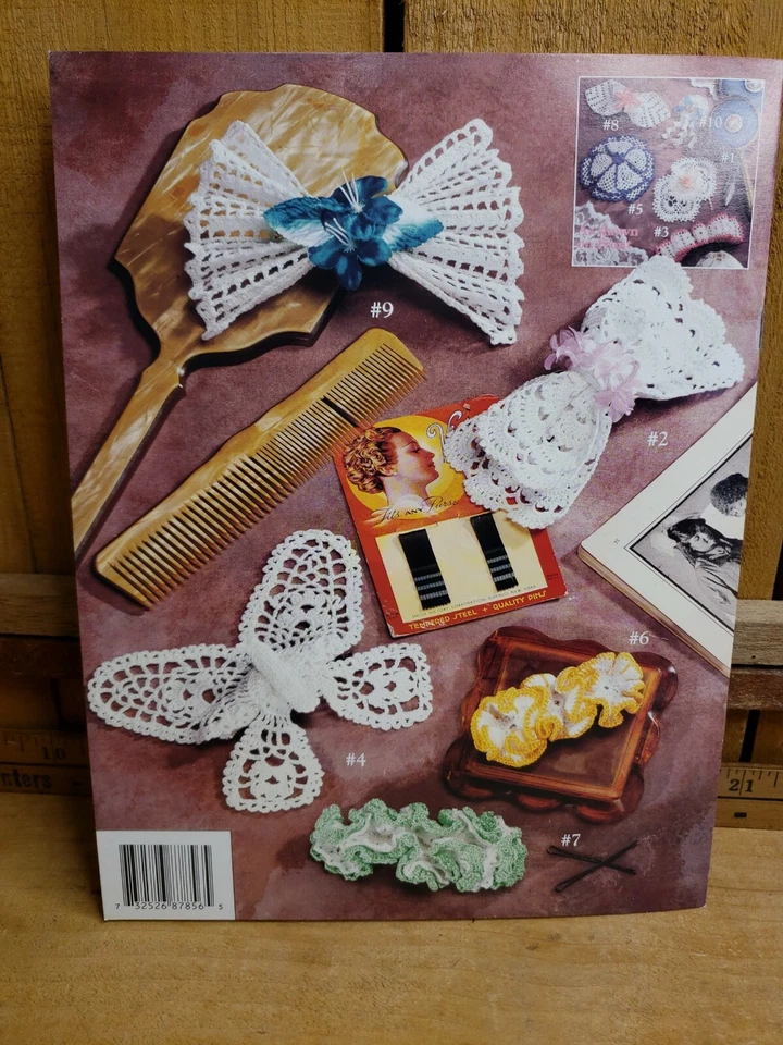 Crochet Hair Bows by Hazel Henry an Annies Attic Pattern Booklet - Image 2 of 2