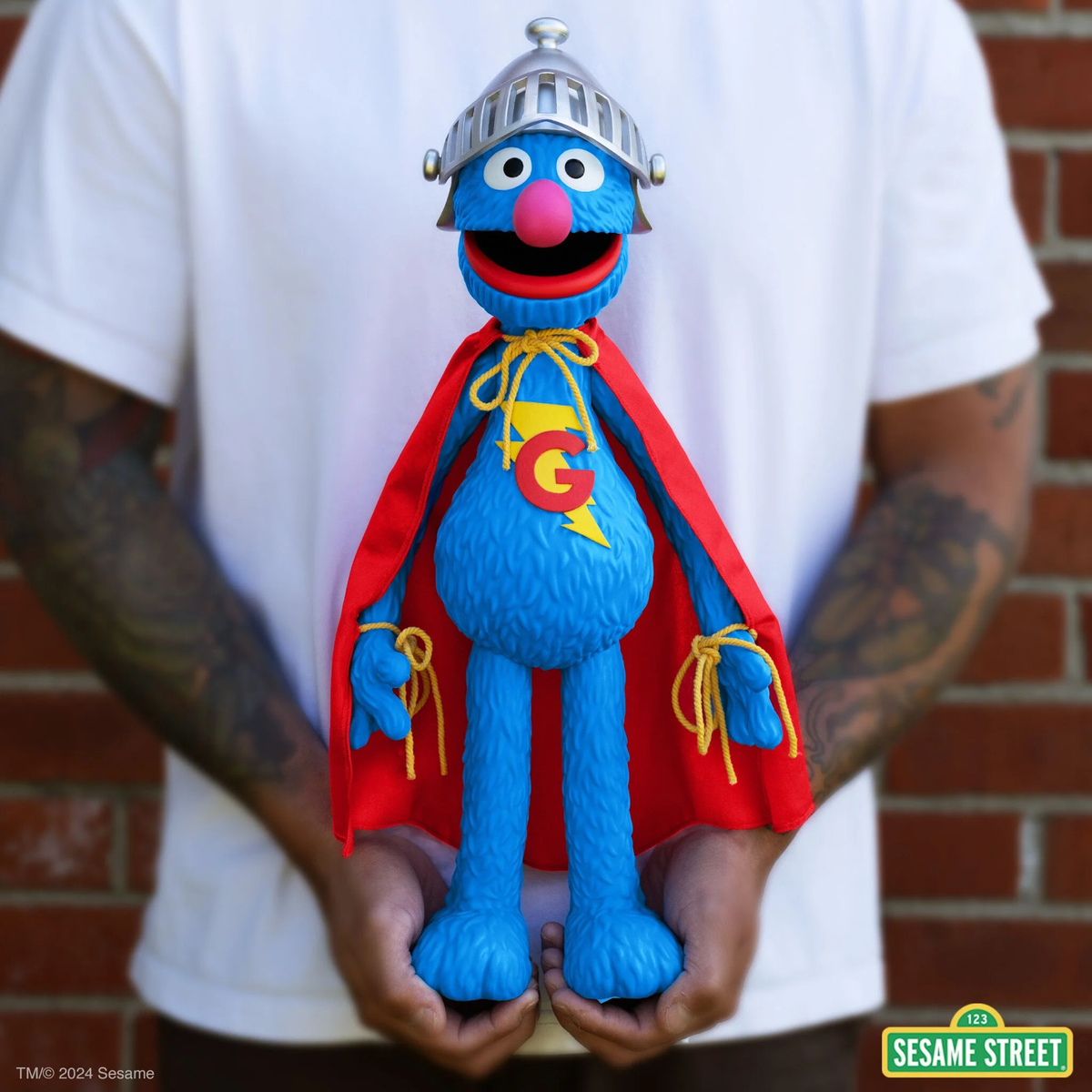 SUPER GROOVER The BOX-The Perfect Singl… Amazon.com: Super7 Supersize Sesame Street Super Grover - 17