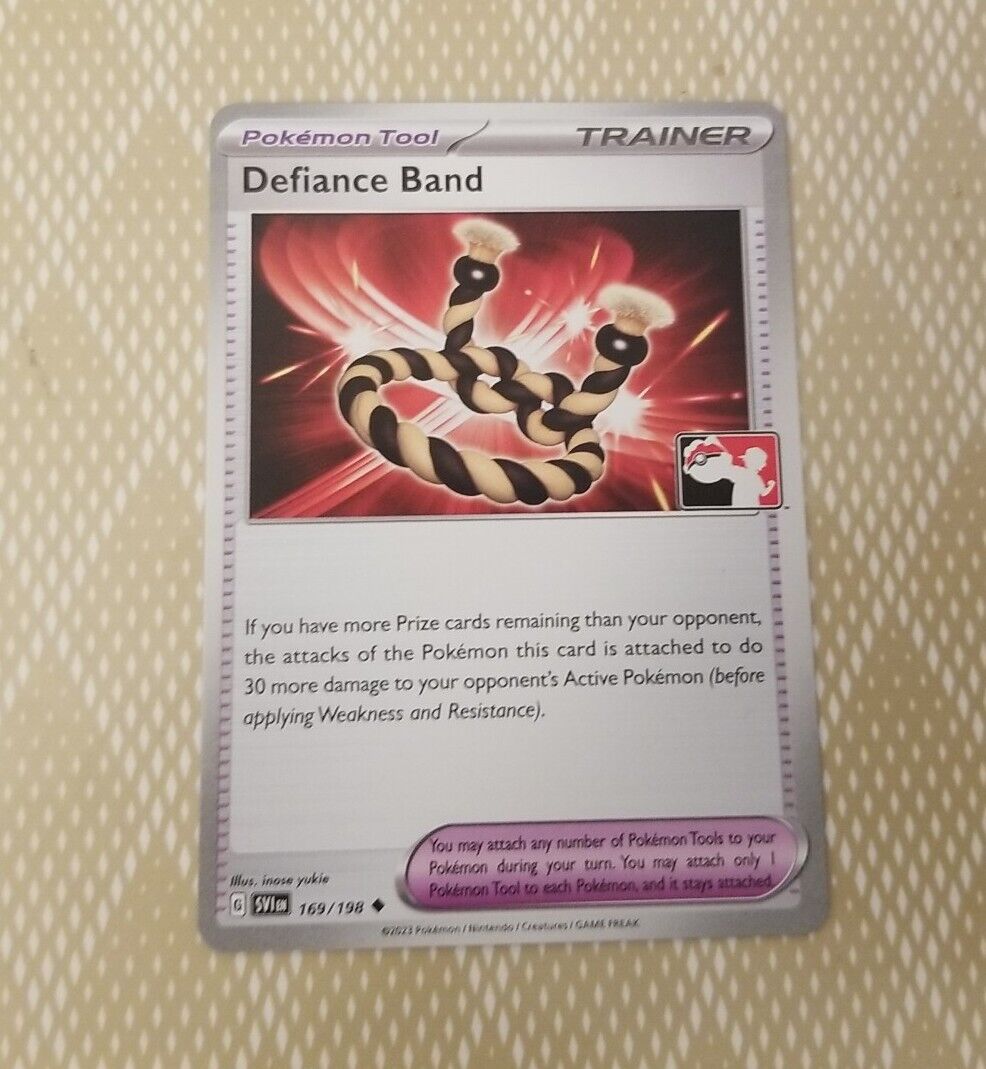 Defiance Band Pokemon Prize Pack Series 3 Promo Pokemon Card Defiance Band Pokemon Prize Pack Series 3 Promo Pokemon Card