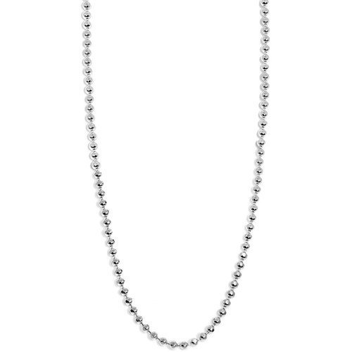 Alex Woo CHAIN16-S/1.5mm Sterling Silver Diamond Cut Ball Chain 1 inches - Picture 2 of 4