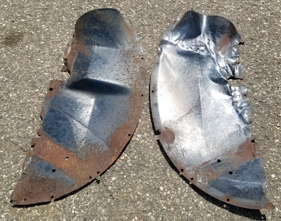 Guardabarros interiores camioneta Ford 3/4 1 tonelada camioneta 40 41 1940 1941 42 46 47 1947 Foto 2 de 4