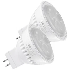 2-Pack LED MR11 Bulb, 25W Halogen Equivalent, 25,000hrs Lifespan