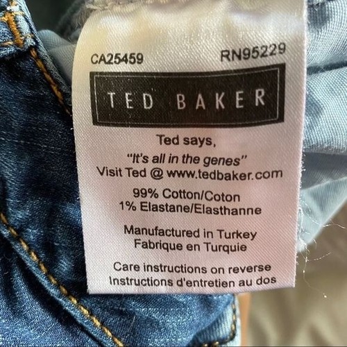 Ted Baker woman's boot cut low rise mid wash jeans 6 - Picture 9 of 13