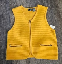Lizwear Yellow Zip Up Vest
