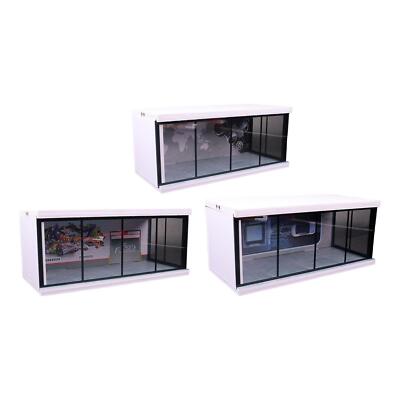 Maßstab 1:64 Auto Garage Moldel mit LED Diecast Auto Display Vatertag Geschenke