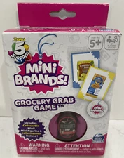 Mini Brands Grocery Grab Card Game NIB Unopened.