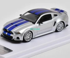 BN DCM 1:64 Silver 2014 Mustang GT Muscle Sports Model Diecast Metal Car
