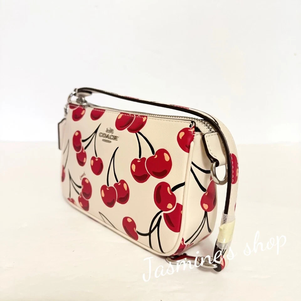 NWT Coach Nolita 19 In Signature Canvas With Cherry Print