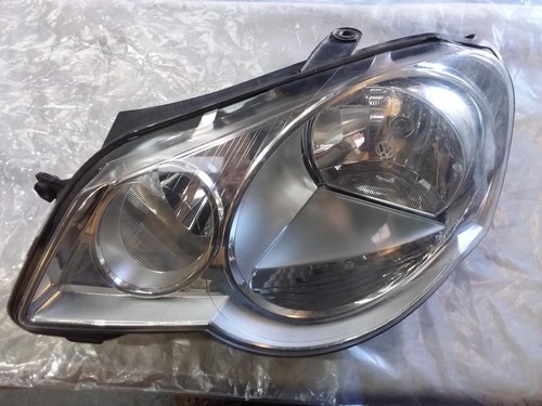 VOLKSWAGEN POLO RIGHT HEADLAMP 9N, BLACK MASK TYPE, 11/05-04/10 05 06 07 08 09 1