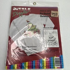 Dizzle ART Pre-Shaded Christmas Transfer CHRISTMAS TREE #50030 Iron On 14" x 17"